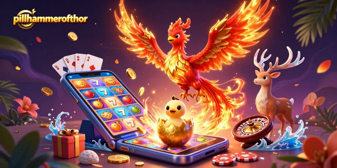Mainkan slot dengan pillhammerofthor dan saksikan petualangan phoenix legendaris mengantar kemenangan!