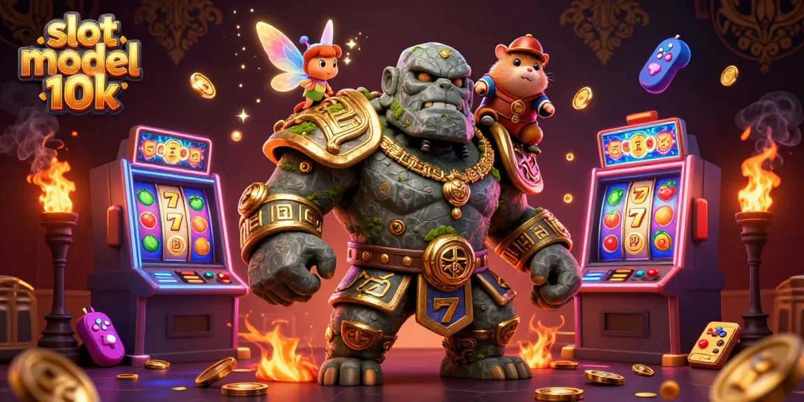 Experience the thrilling action of slot modal 10k with vibrant characters and dazzling casino elements.