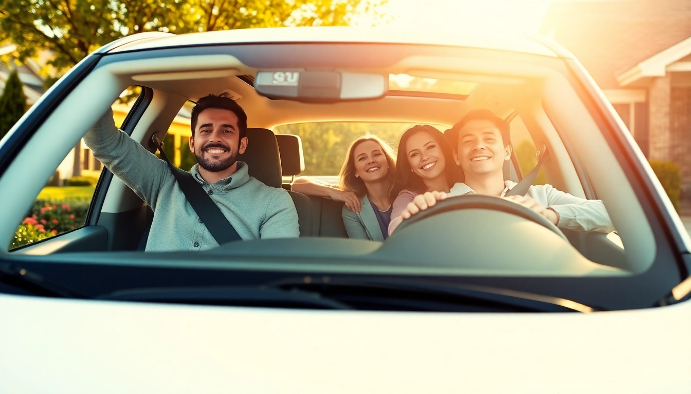 Celebrate peace of mind with car warranty with fast claims in a family setting.