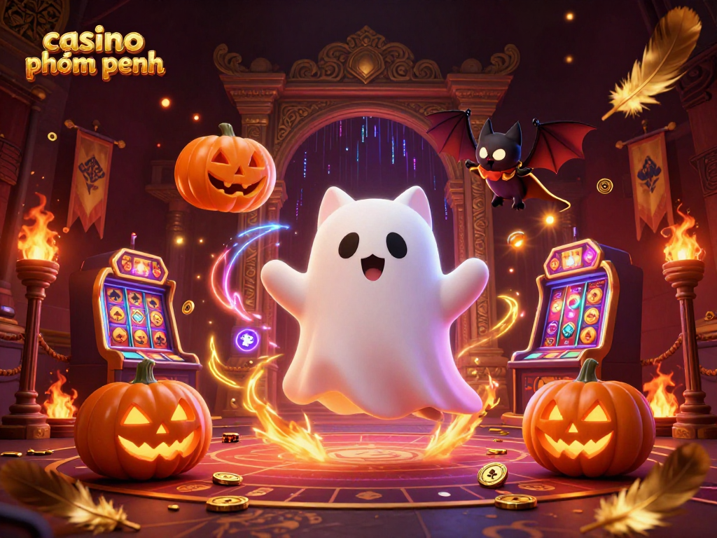 Experience the thrill of casino phnom penh with our animated 3D ghost cat and live gaming elements!