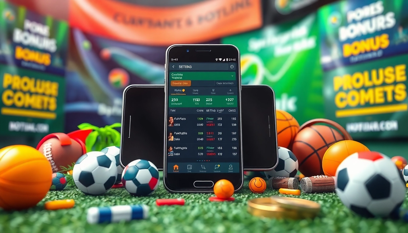 Explore dynamic online sportsbooks India through vibrant smartphone displays showcasing live betting.