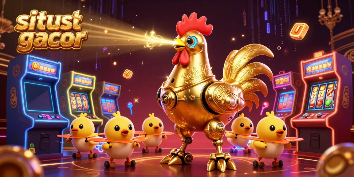Gambers sedang bersenang-senang di situs slot gacor dengan simbol buah dan jackpot yang menonjol.