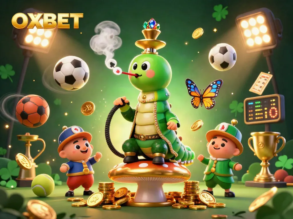 Experience OXBET's thrilling gameplay with vibrant 3D casino characters and dynamic sports elements.
