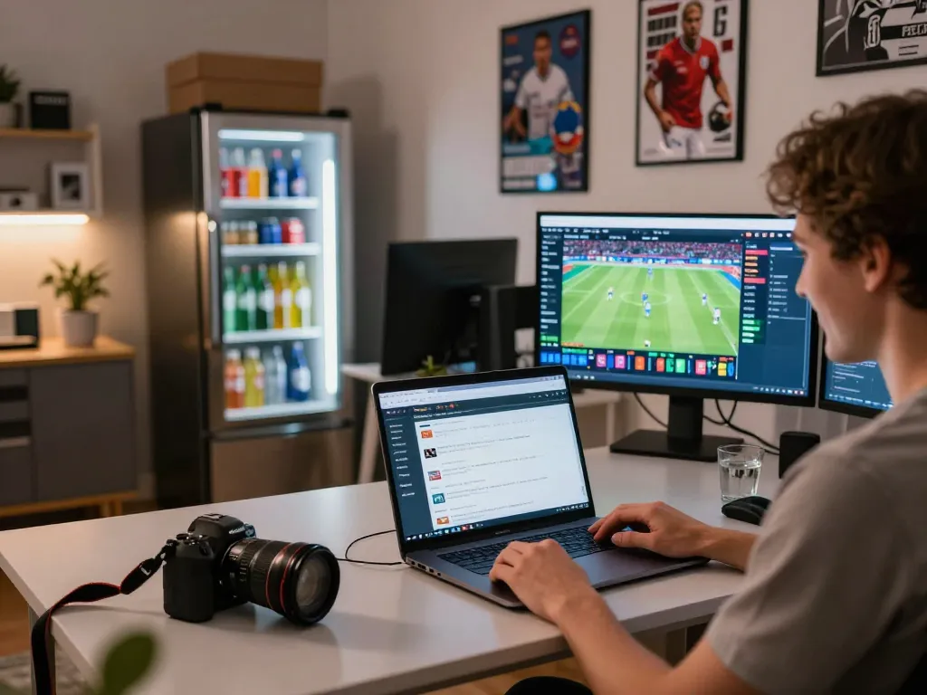 Engaging sports betting experience using migliori siti scommesse stranieri with multiple screens.