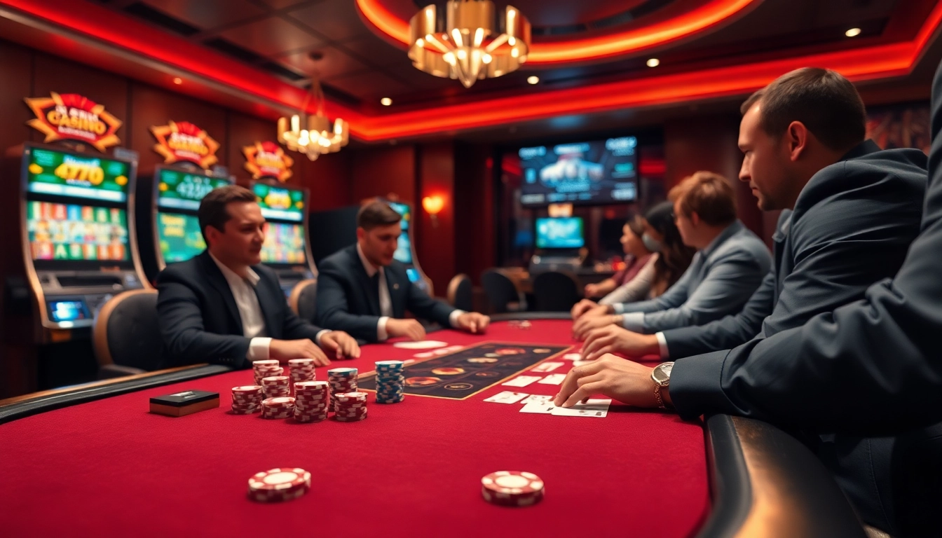 Vivez l'excitation des meilleurs casino en ligne avec des tables de poker vibrantes et des jeux palpitants.