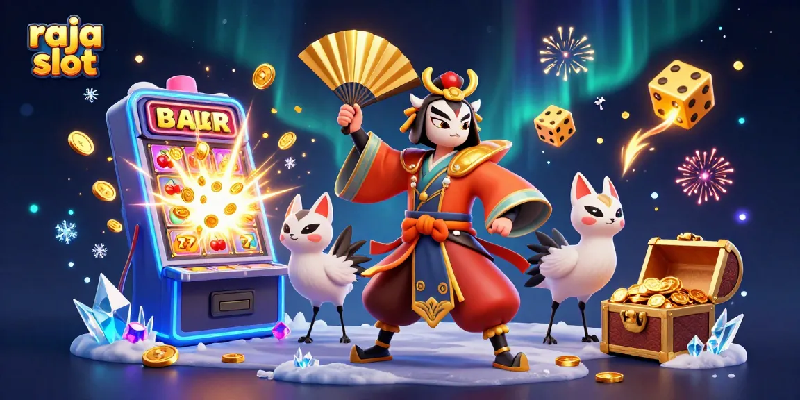 Menangkan jackpot spektakuler dengan raja slot dalam gambar 3D penuh warna dan detail menarik.