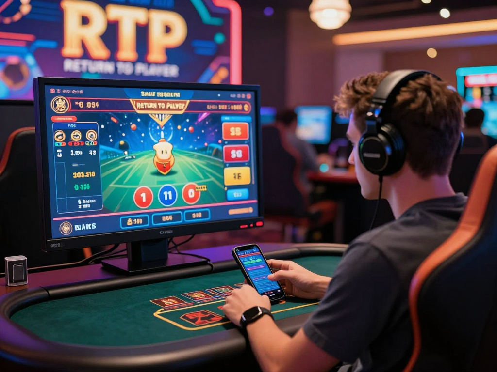 Engaging online gaming experience showcasing rokok88 rtp on a vibrant virtual casino platform.