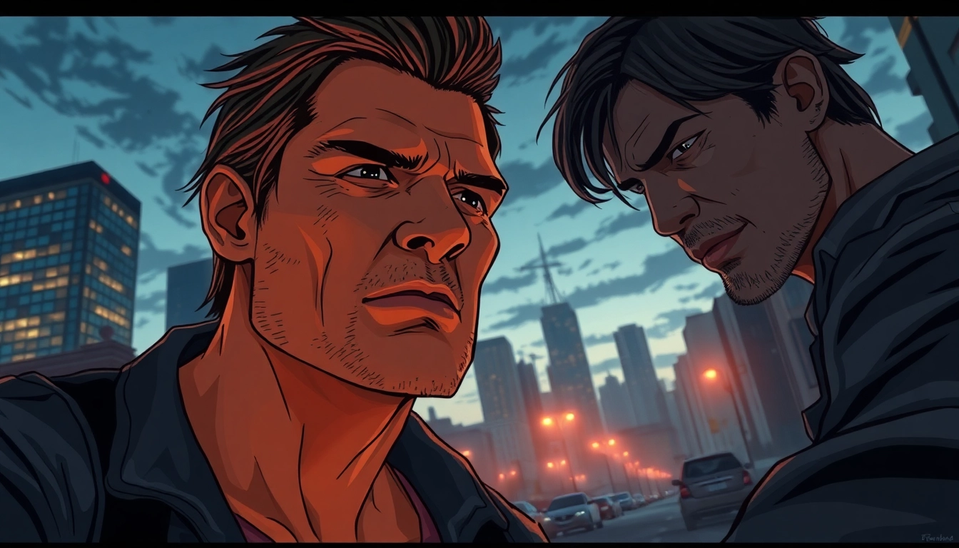 Heroic figure representing Better than Jack Reacher in a dynamic urban action scene.