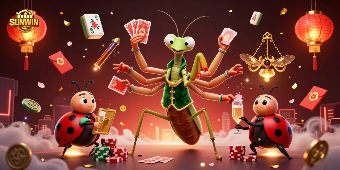 SUNWIN delivers an exciting gaming experience with a vibrant and dynamic casino scene, featuring unique characters.
