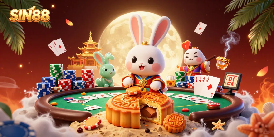 Engage in thrilling games at SIN88 featuring vibrant poker chips and exciting casino elements.