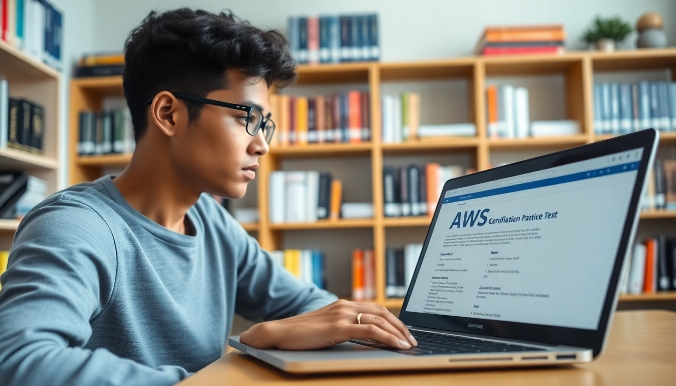 Engage with AWS exam help through concentrated study in a bright, organized environment.
