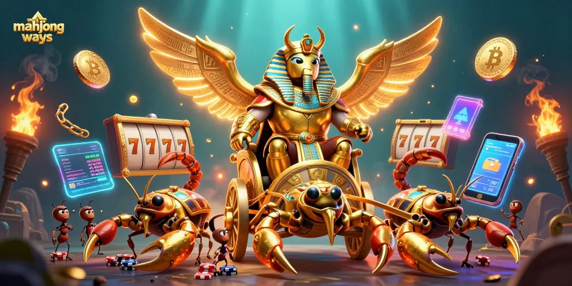 Engage with mahjong ways features through this dynamic illustration of a slot game adventure.
