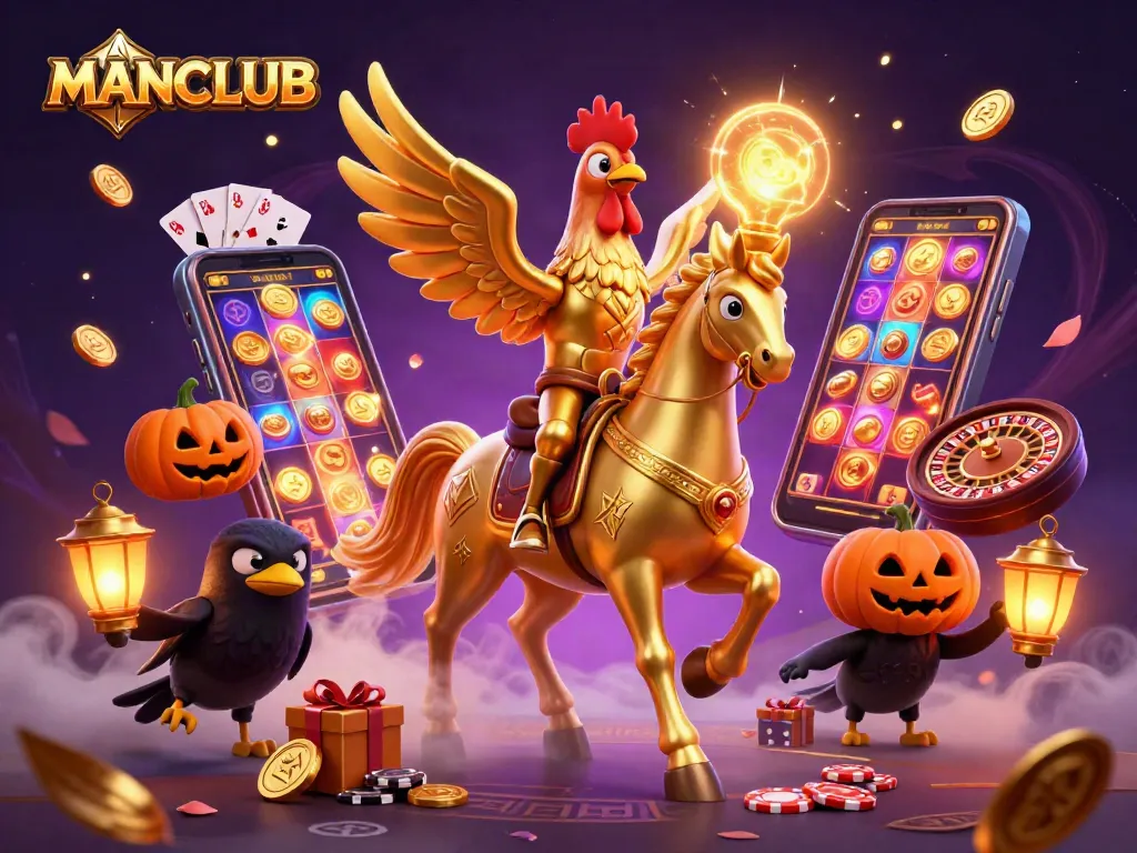 Join MANCLUB for thrilling slot games, golden coins, and exciting casino adventures!