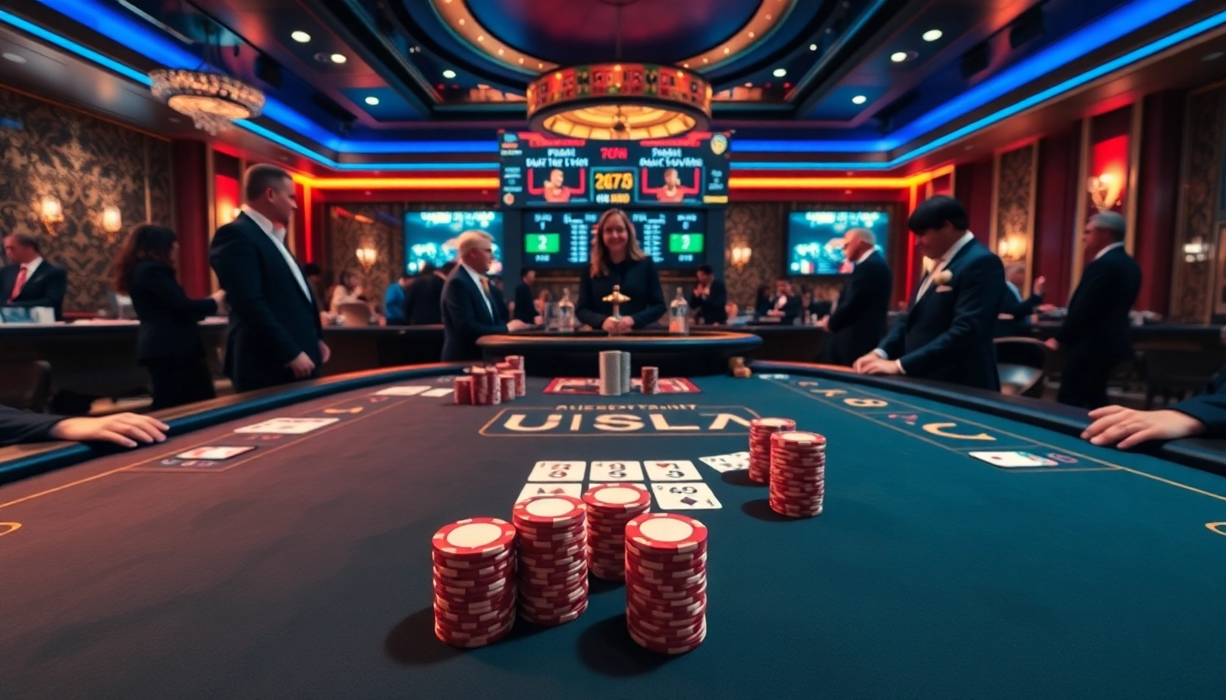 Immerse in the excitement of online gambling with 7mcn, showcasing a vibrant poker scene.