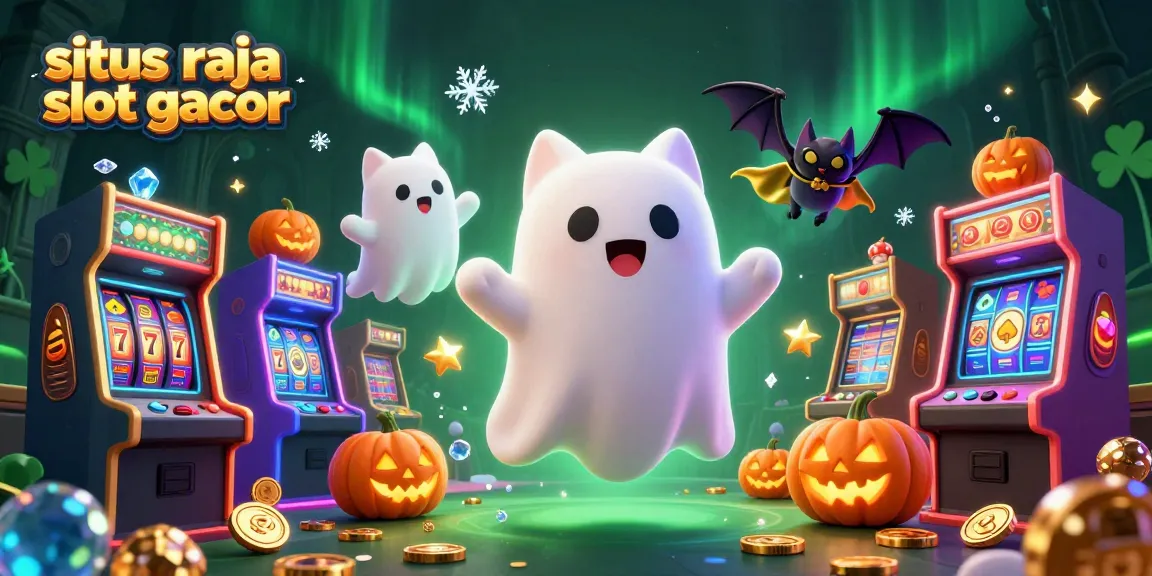 Jelajahi situs raja slot gacor dengan kucing hantu bertema kasino dan elemen fantastis lainnya yang menghidupkan permainan.