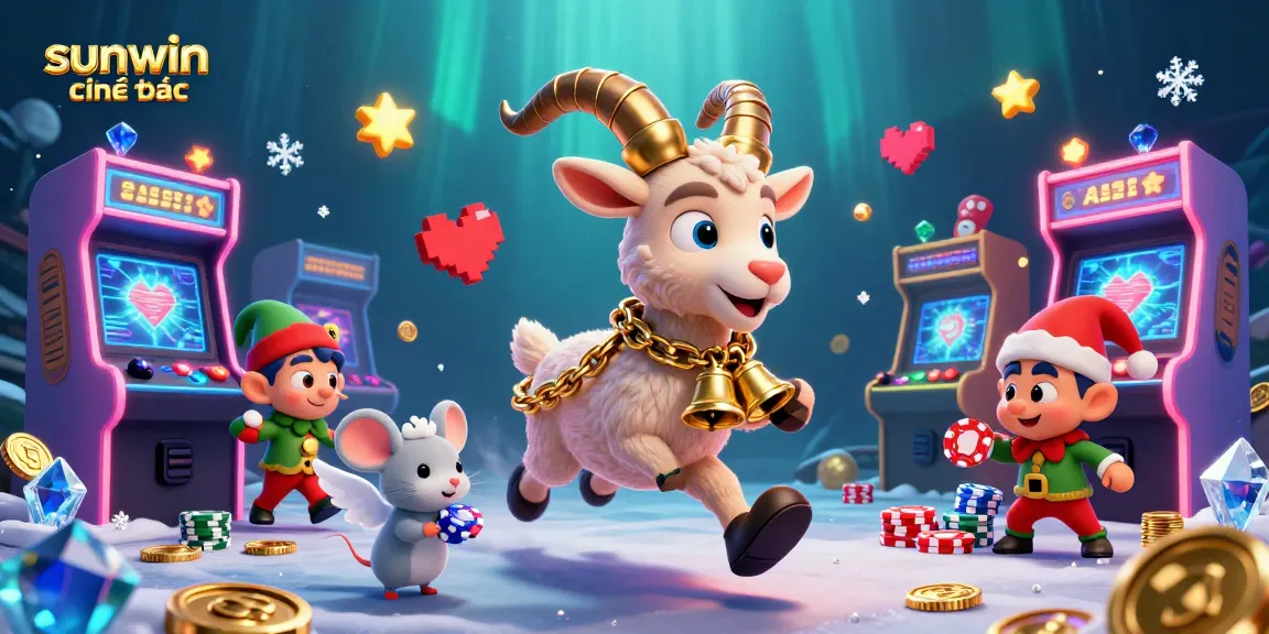Experience thrilling action at sunwin chính thức casino with festive Krampus and mischievous gremlins in a vibrant setting.