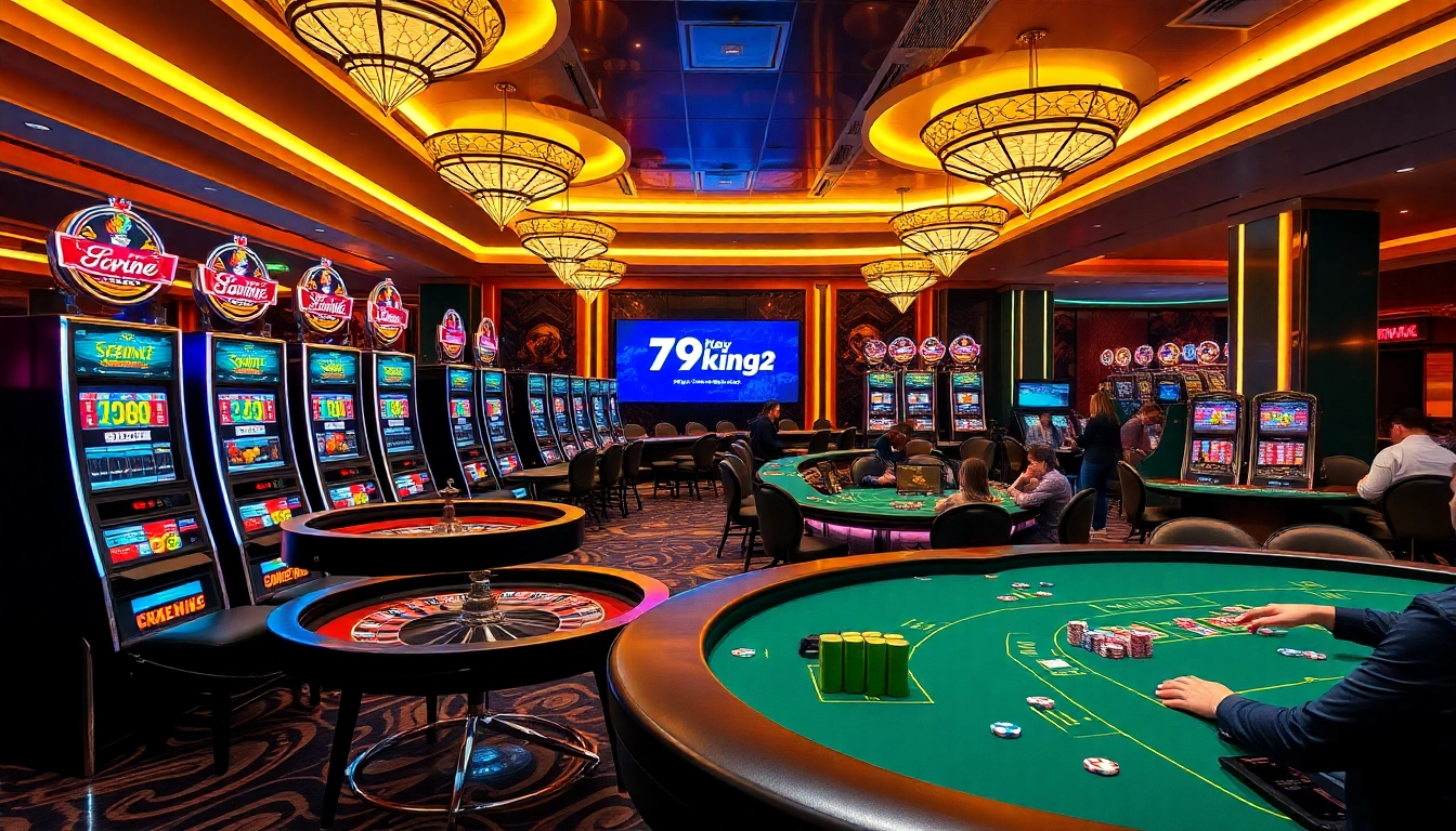 Experience thrilling games at https://79king2.sa.com/ with vibrant roulette and slot machines.