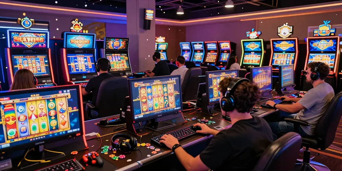 Players enjoying vibrant slot games in an immersive online casino environment.