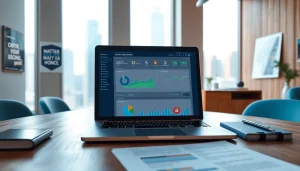 Analyze trends with an interactive dashboard showcasing an smm reseller panel for social media.