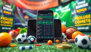 Explore dynamic online sportsbooks India through vibrant smartphone displays showcasing live betting.