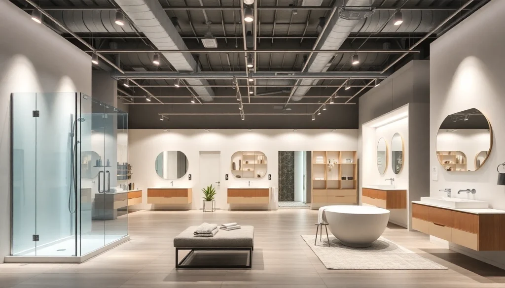 Sonni sanitär GmbH präsentiert hochwertige Badezimmerprodukte in einem modernen Ambiente.