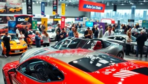 Exciting Auto Cars Show showcasing stunning vehicles and enthusiastic attendees engaged in activities.