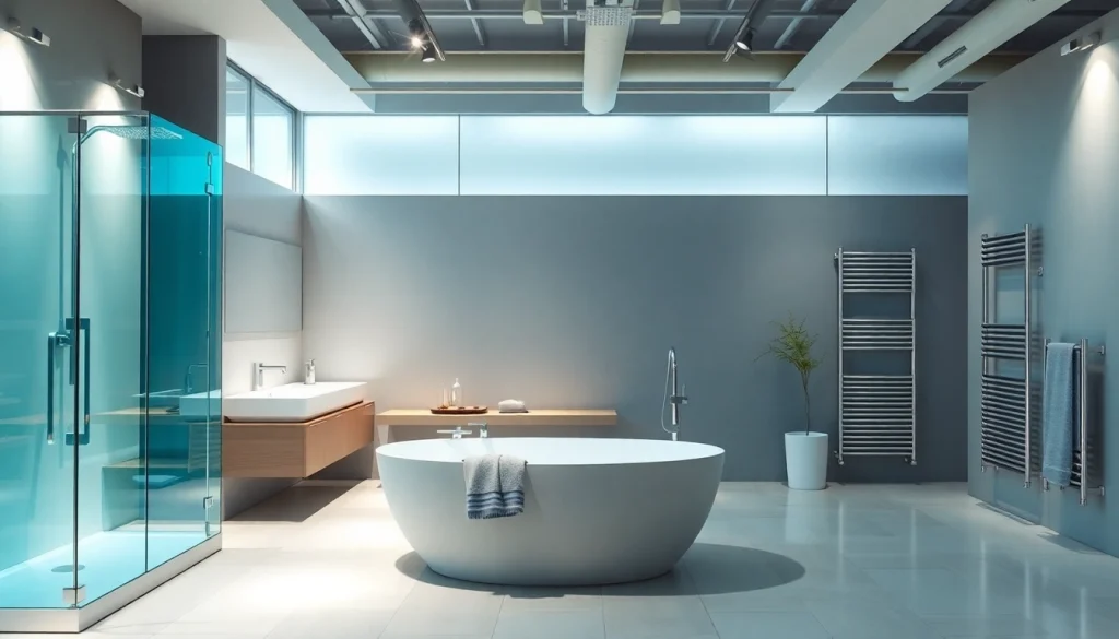 Besuchen Sie die stilvolle Produktpräsentation von sonni sanitär GmbH mit hochwertigen Badezimmerartikeln.