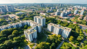 Showcasing the vibrant Tampines EC surrounded by lush greenery and modern architecture.