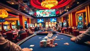 Players enjoying casino games at SUNWIN, with vibrant visuals and engaging online interfaces.