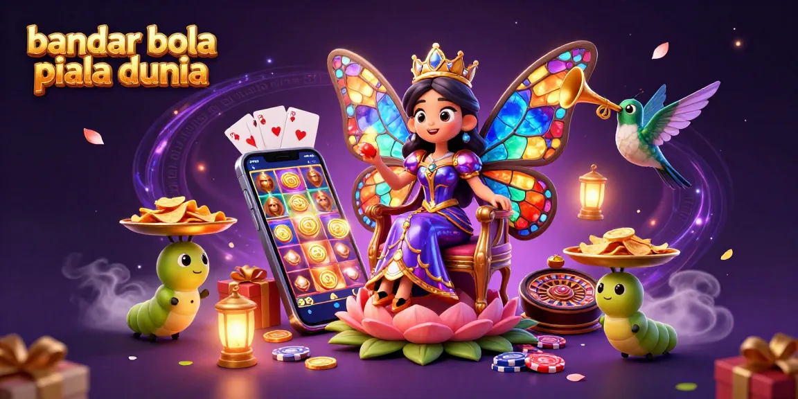 Experience thrilling betting actions with bandar bola piala dunia, featuring vibrant casino elements and dynamic characters.